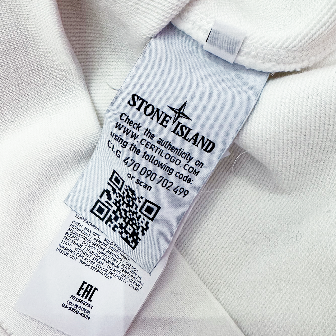 Stone Island White Sweater (M)