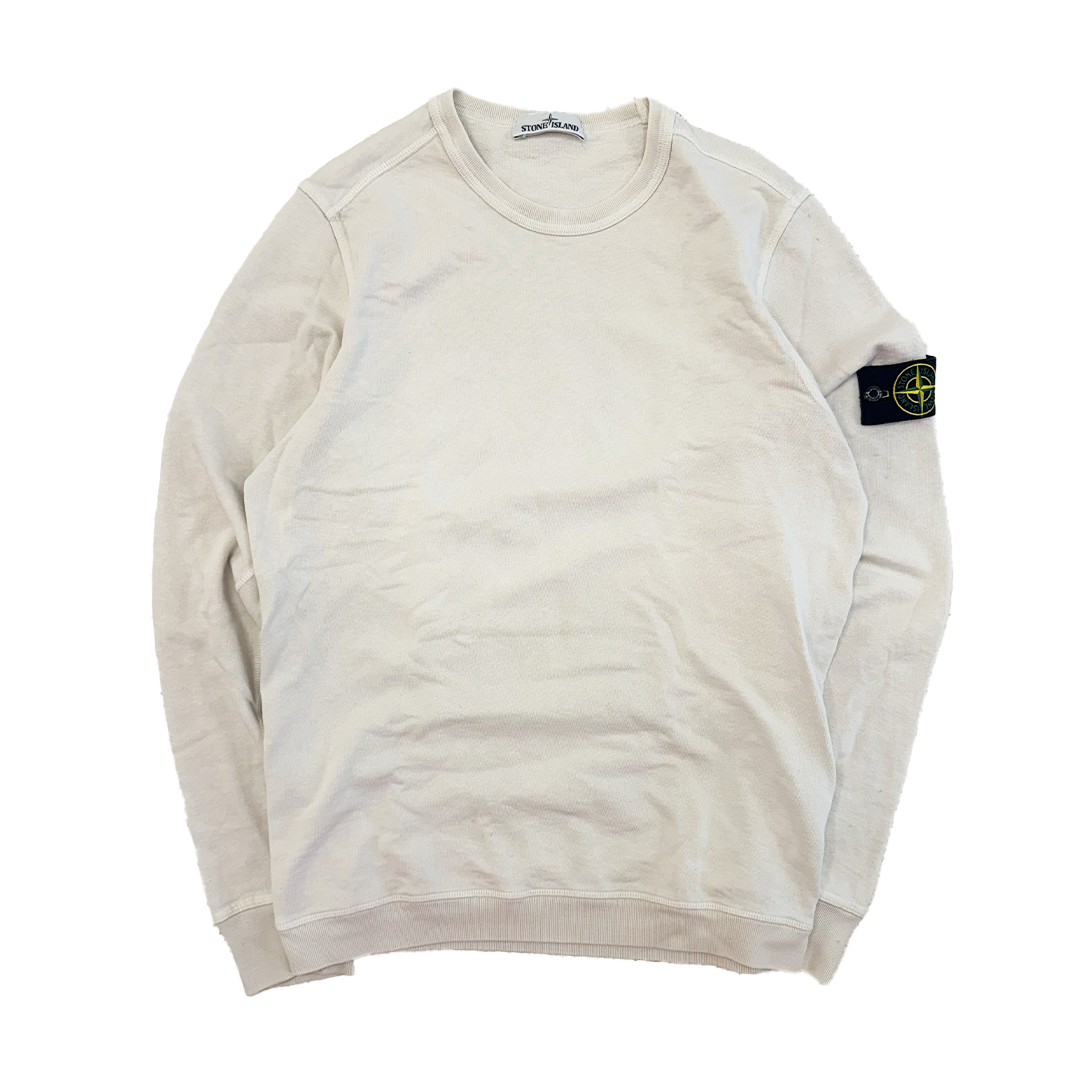 Stone Island White Sweater (L)