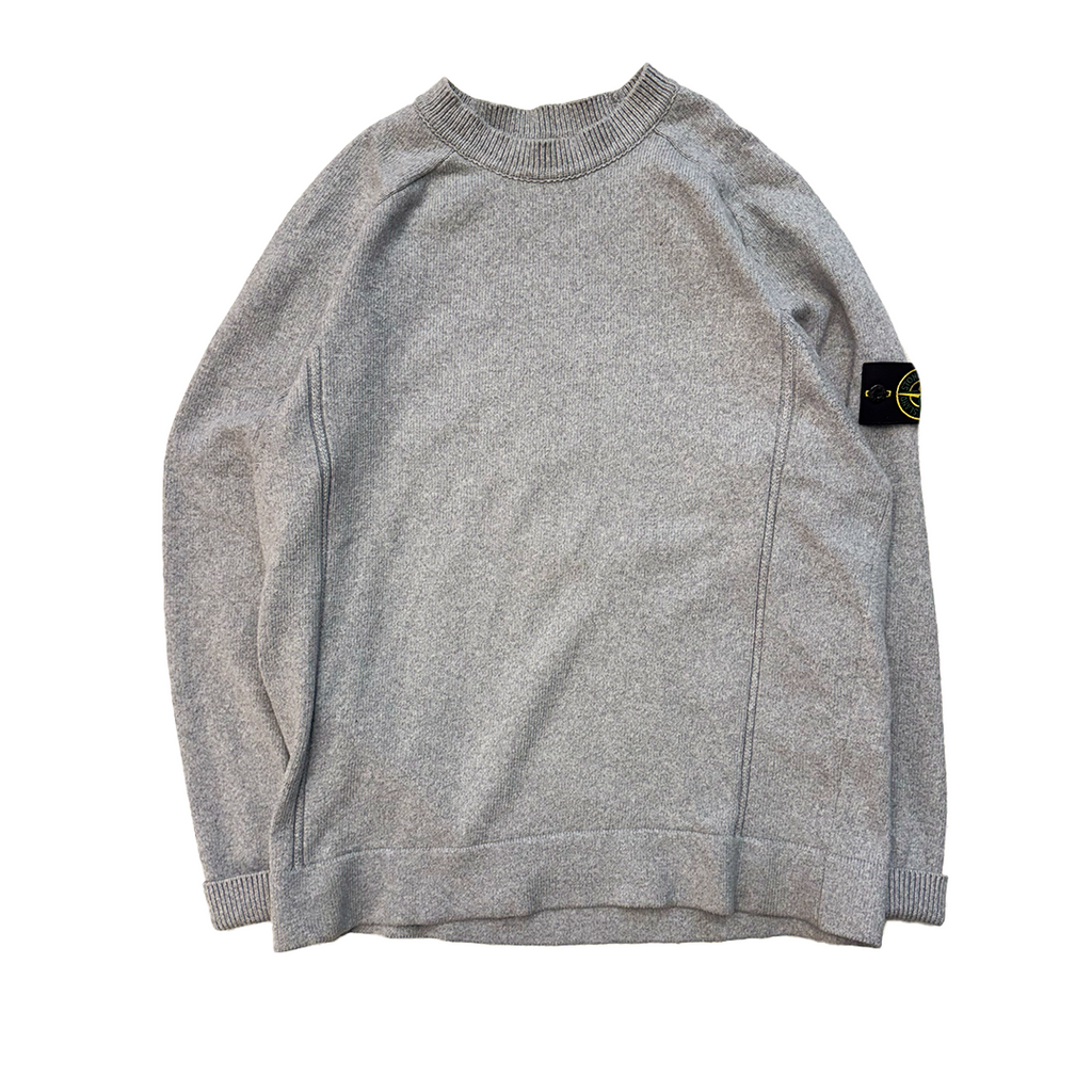 Stone Island Grey Wool Sweater (XL)