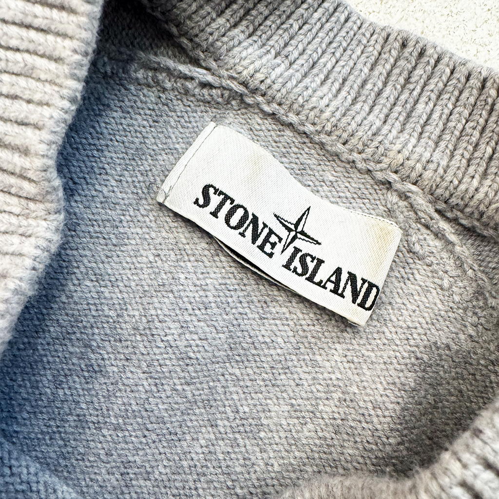 Stone Island Grey Wool Sweater (XL)