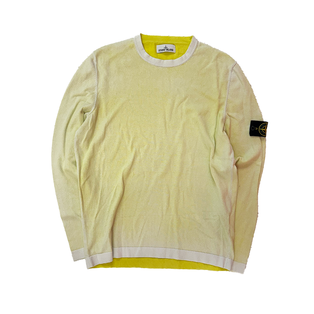 Stone Island Pale Yellow Light Sweater (XL)