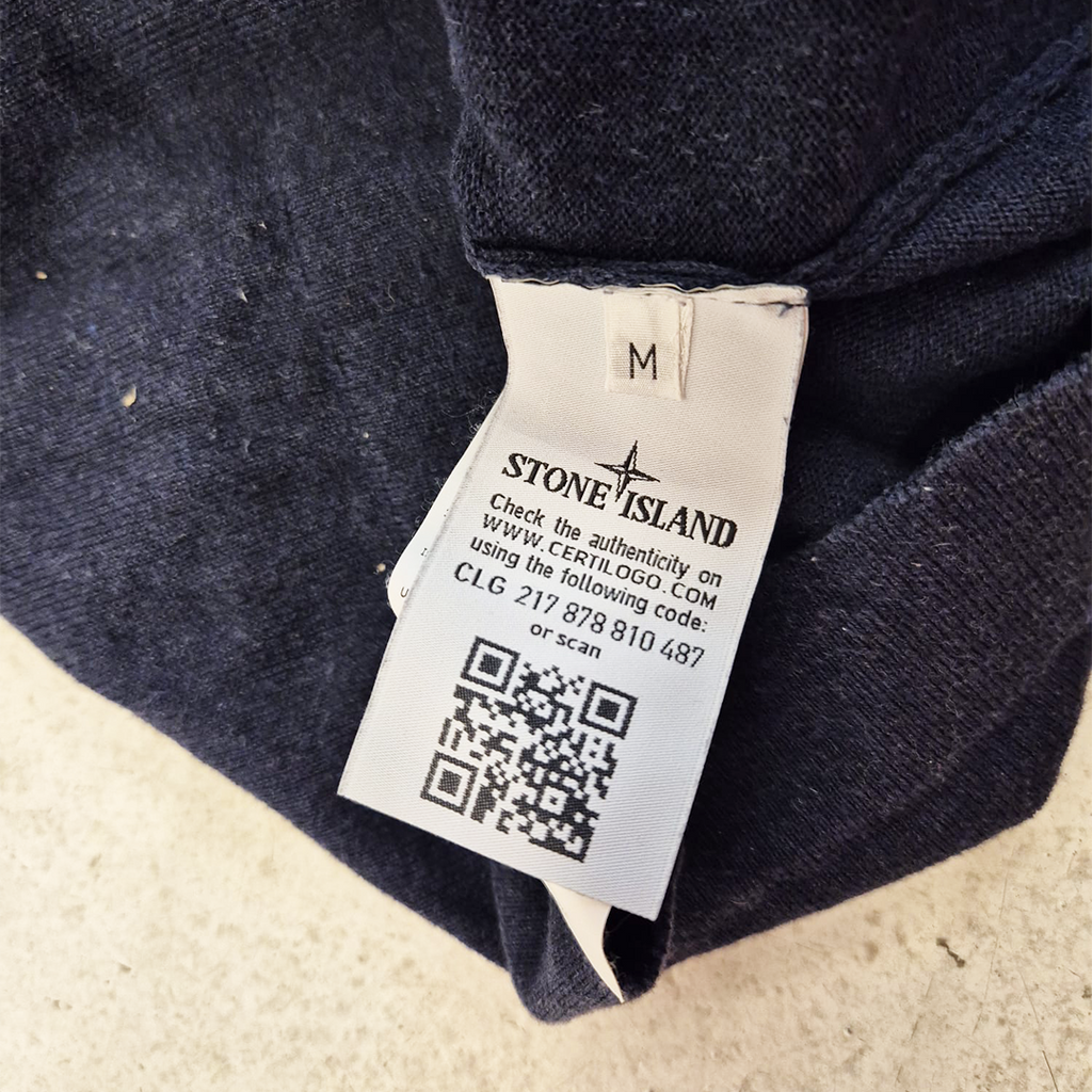 Stone Island Blue Zip Sweater (M)