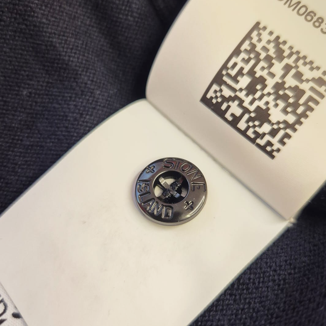 Stone Island Dark Blue Zip Sweater (M)