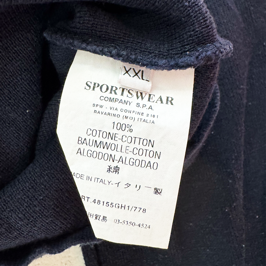 Stone Island Navy Zip Sweater (XXL)
