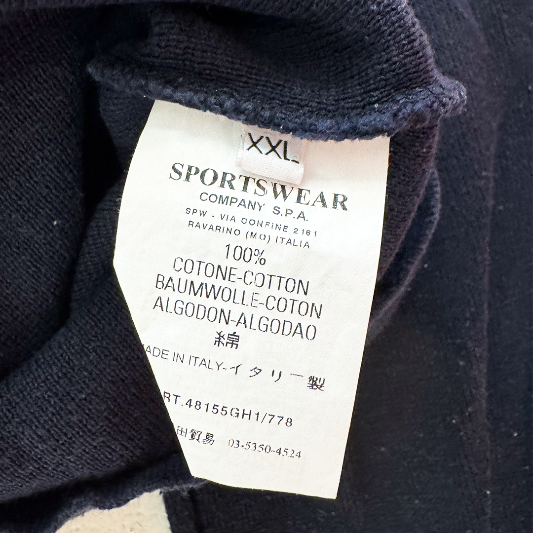 Stone Island Navy Zip Sweater (XXL)