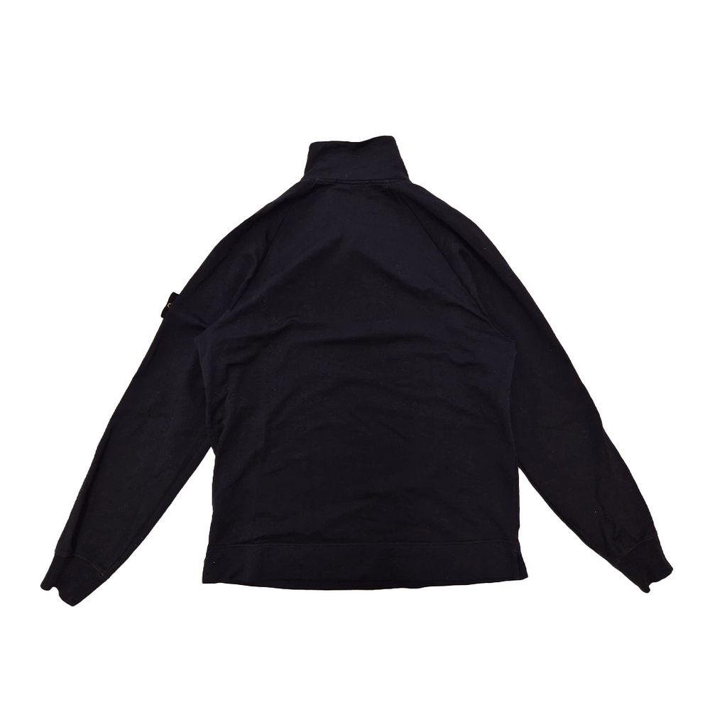 Stone Island Navy Cotton Pullover Jumper (L)