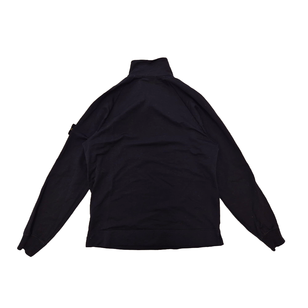 Stone Island Navy Cotton Pullover Jumper (L)