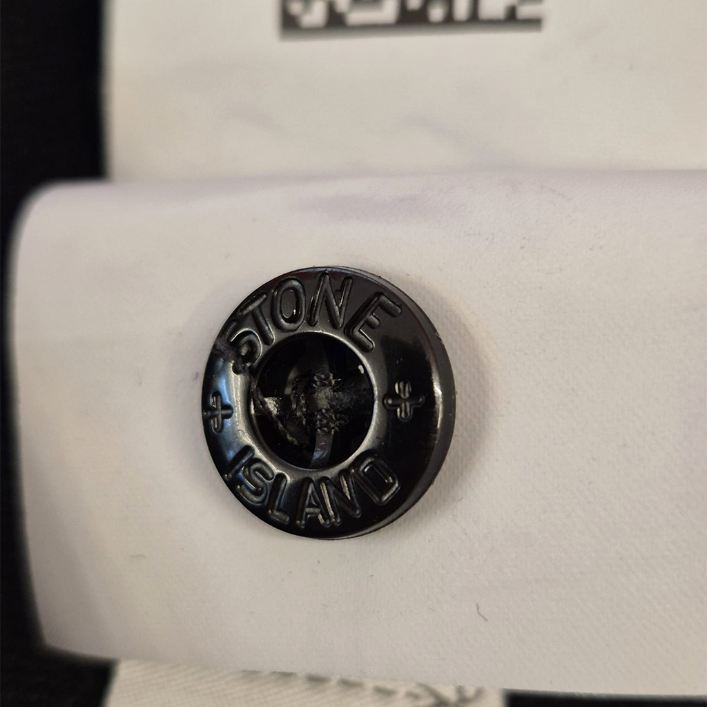 Stone Island Navy Cotton Pullover Jumper (L)