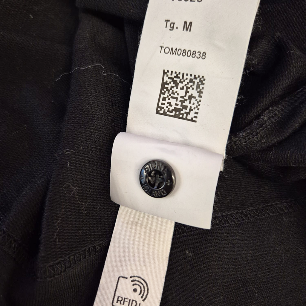 Stone Island Navy Cotton Pullover Jumper (L)