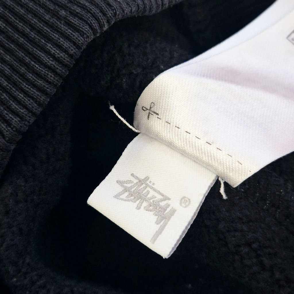 Stussy Logo Black Zip Hoodie (S)
