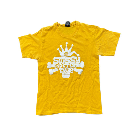 Stussy Crown Skull Vintage Yellow Tee