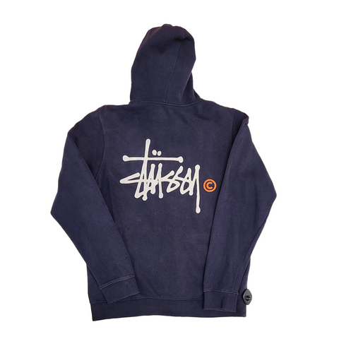 Stussy Logo Blue Zip Hoodie (M)