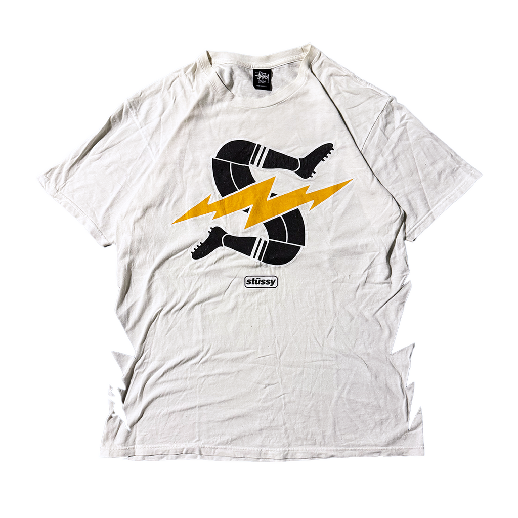 Stussy NTRNTNL Soccer White Tee (L)
