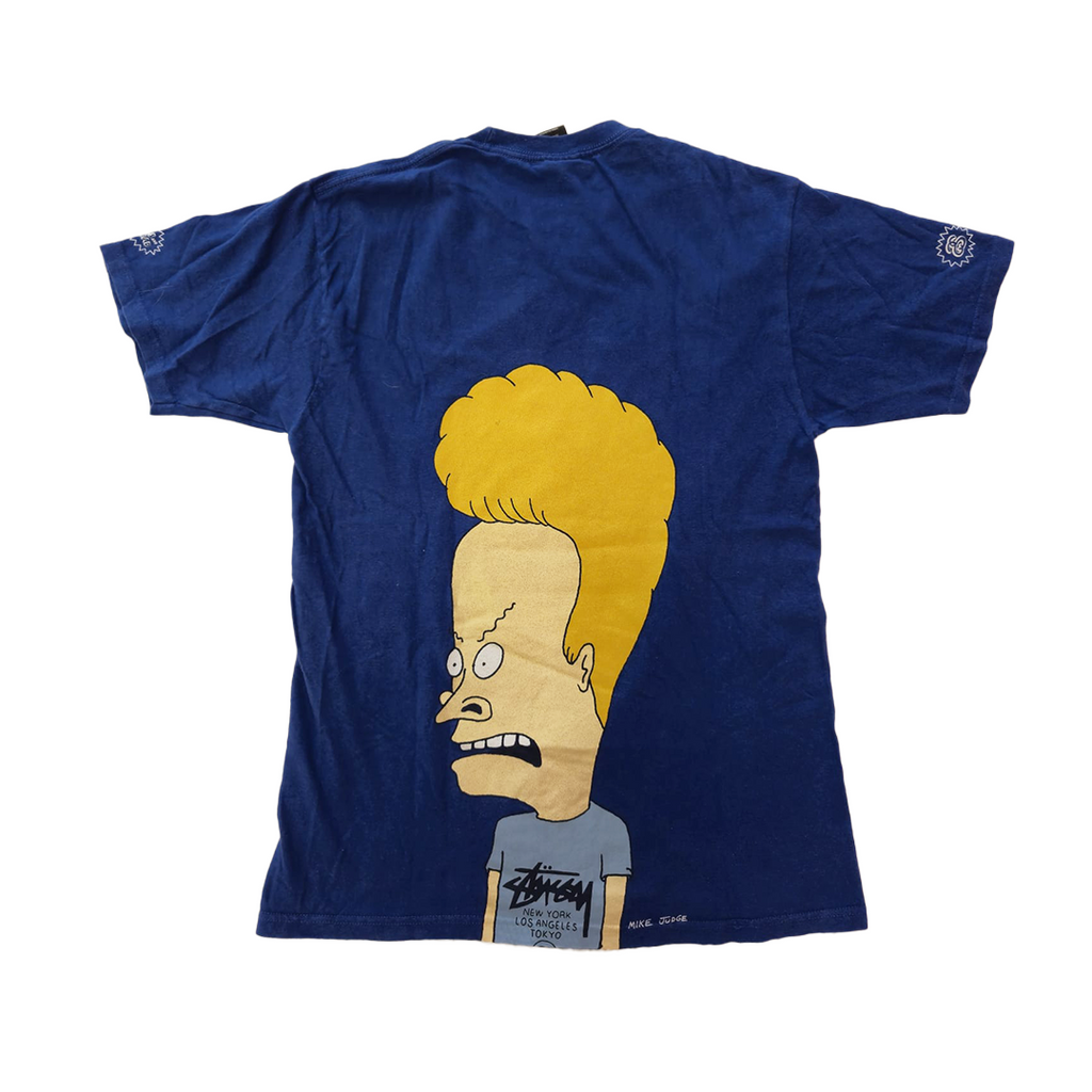 Stussy Beavis & Butthead Navy Tee (M)