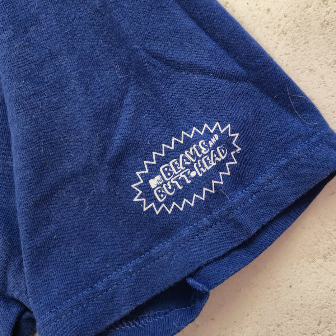 Stussy Beavis & Butthead Navy Tee (M)