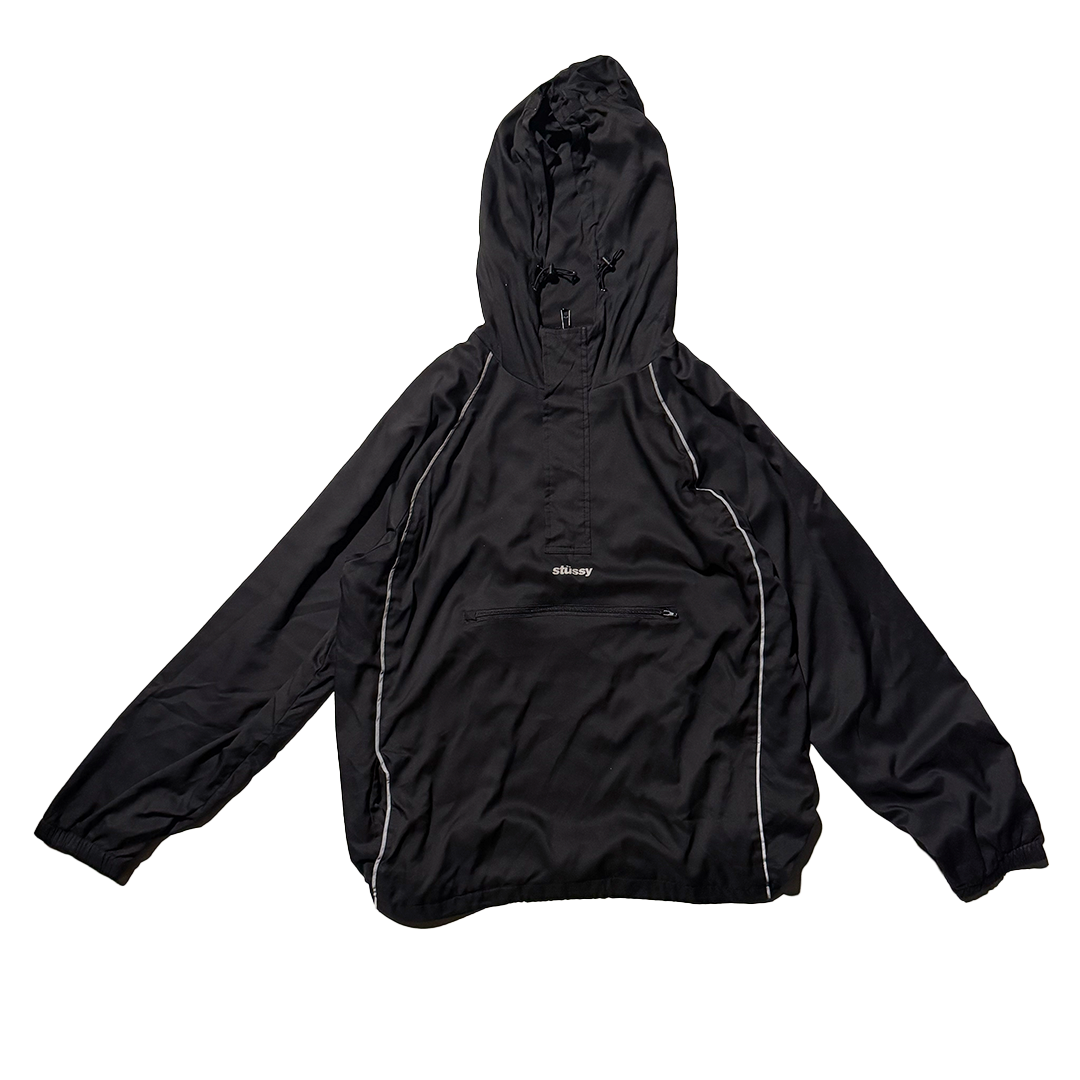 Stussy Black Raincoat (L)