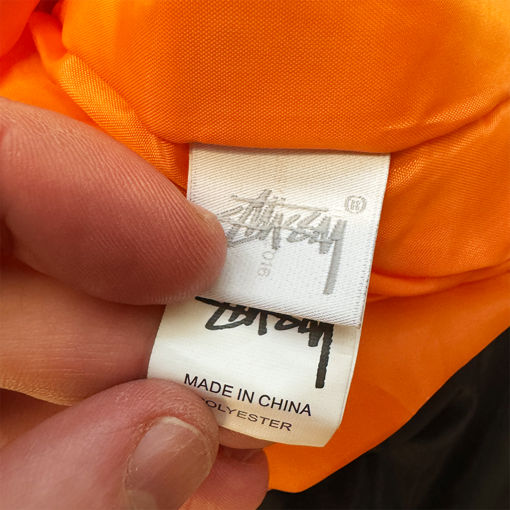 Stussy MA-1 Black Bomber Jacket (M)