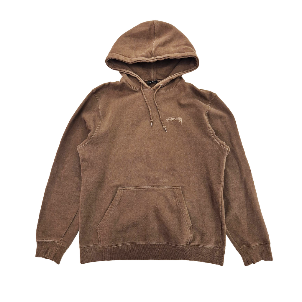 Stussy Logo Brown Hoodie (XL)