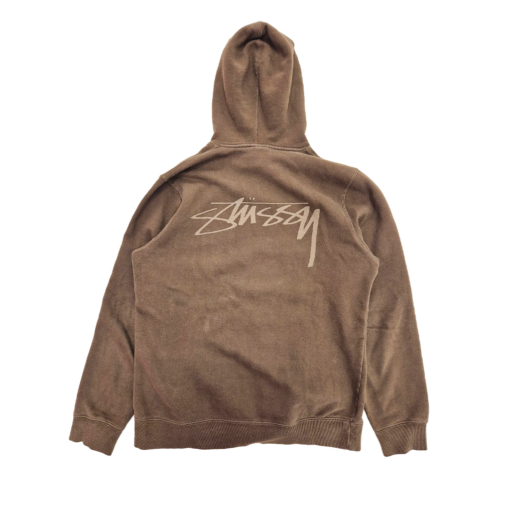 Stussy Logo Brown Hoodie (XL)