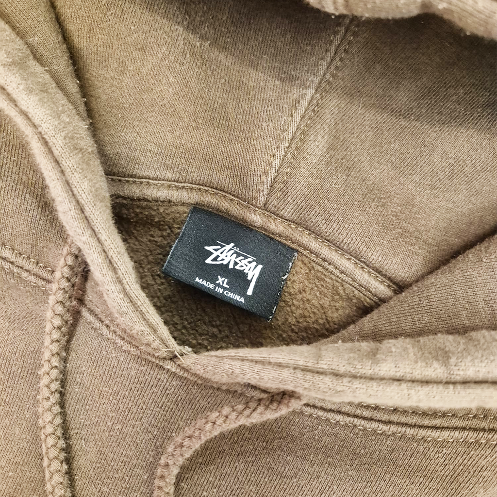 Stussy Logo Brown Hoodie (XL)