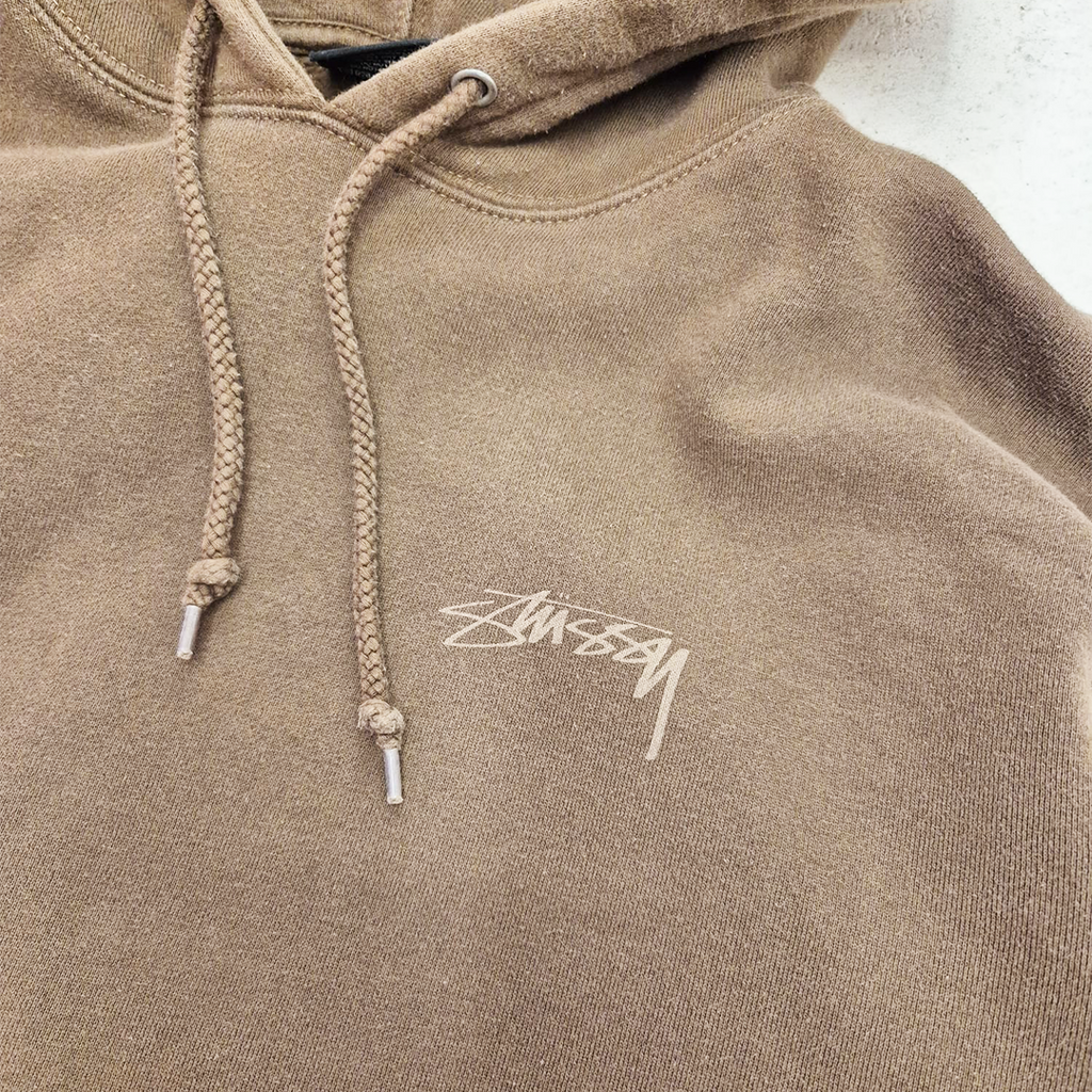 Stussy Logo Brown Hoodie (XL)