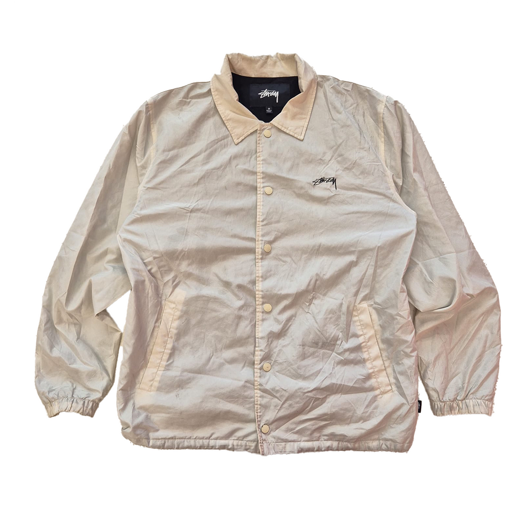 Stussy White Coach Jacket (M)