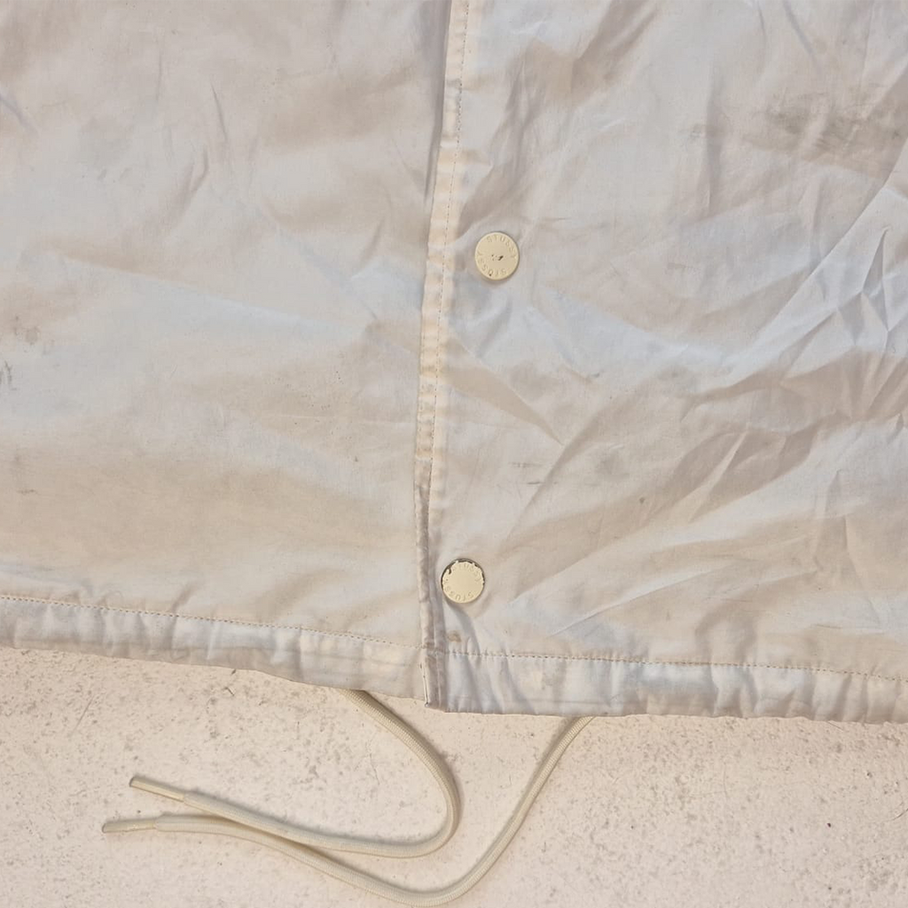 Stussy White Coach Jacket (M)