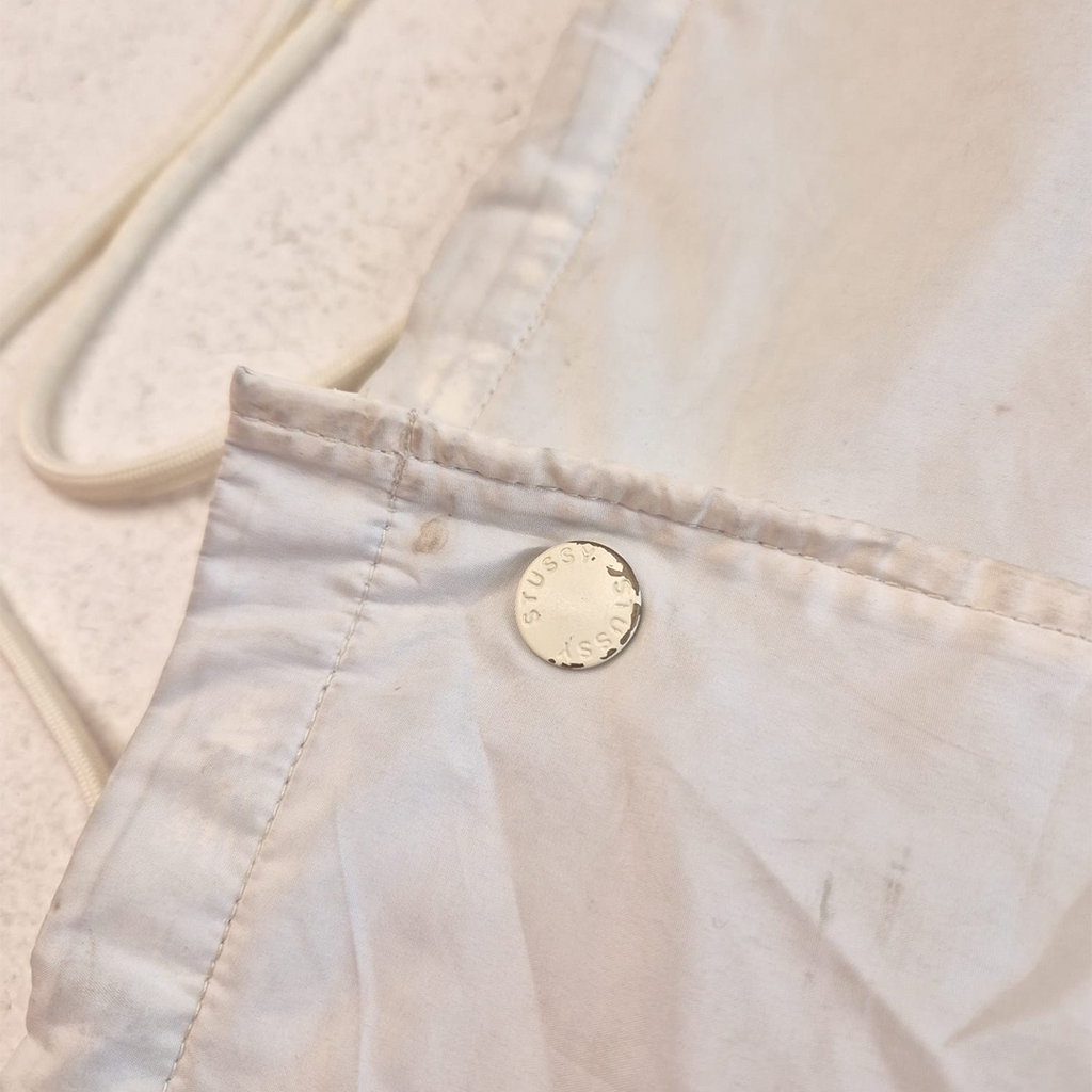 Stussy White Coach Jacket (M)