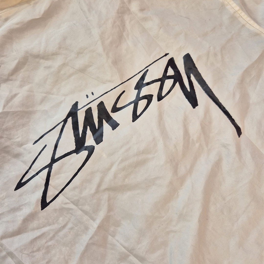 Stussy White Coach Jacket (M)