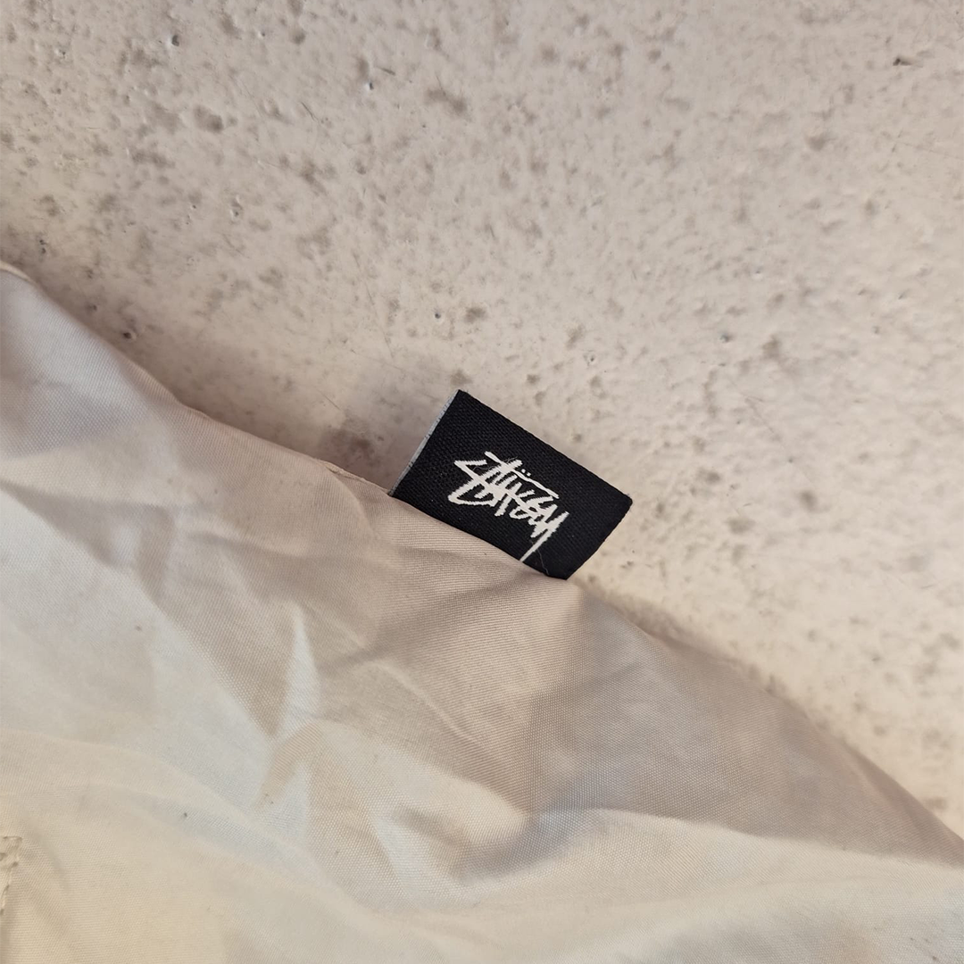 Stussy White Coach Jacket (M)