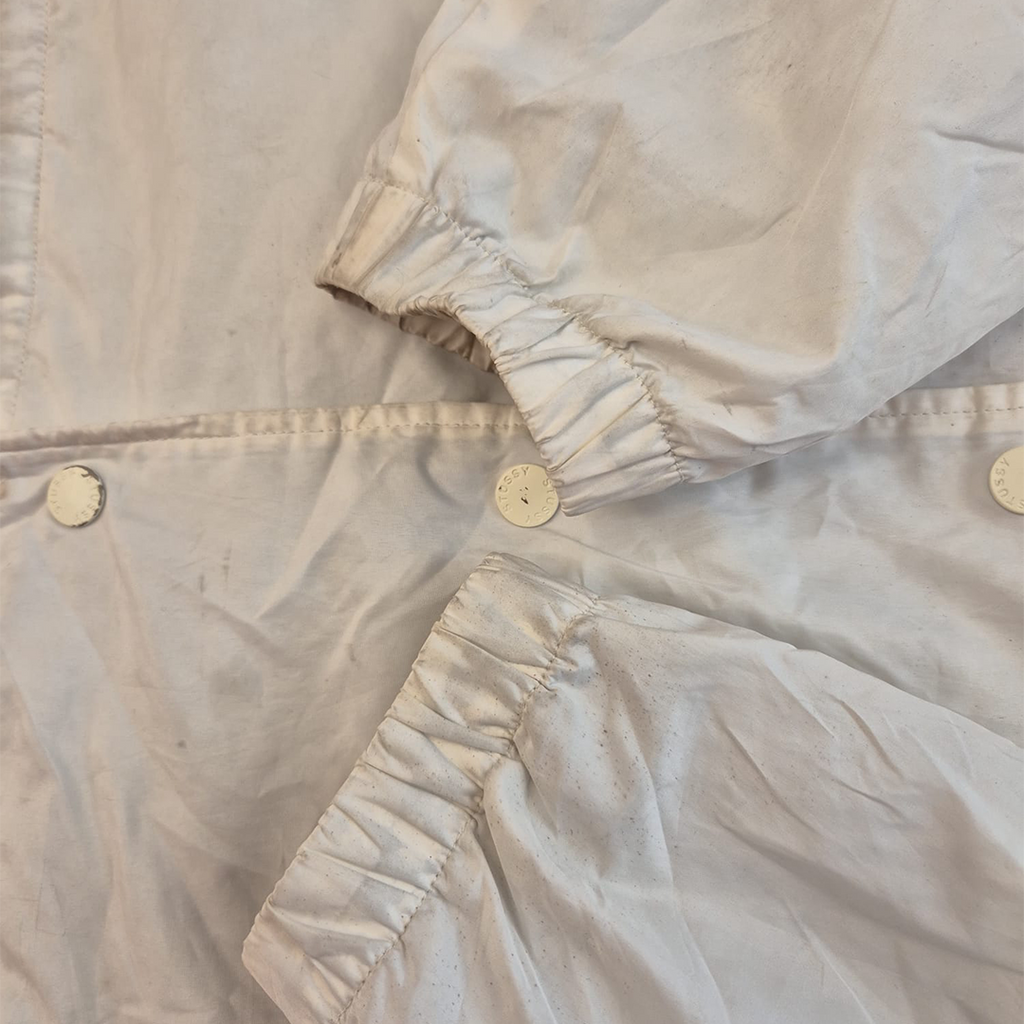 Stussy White Coach Jacket (M)