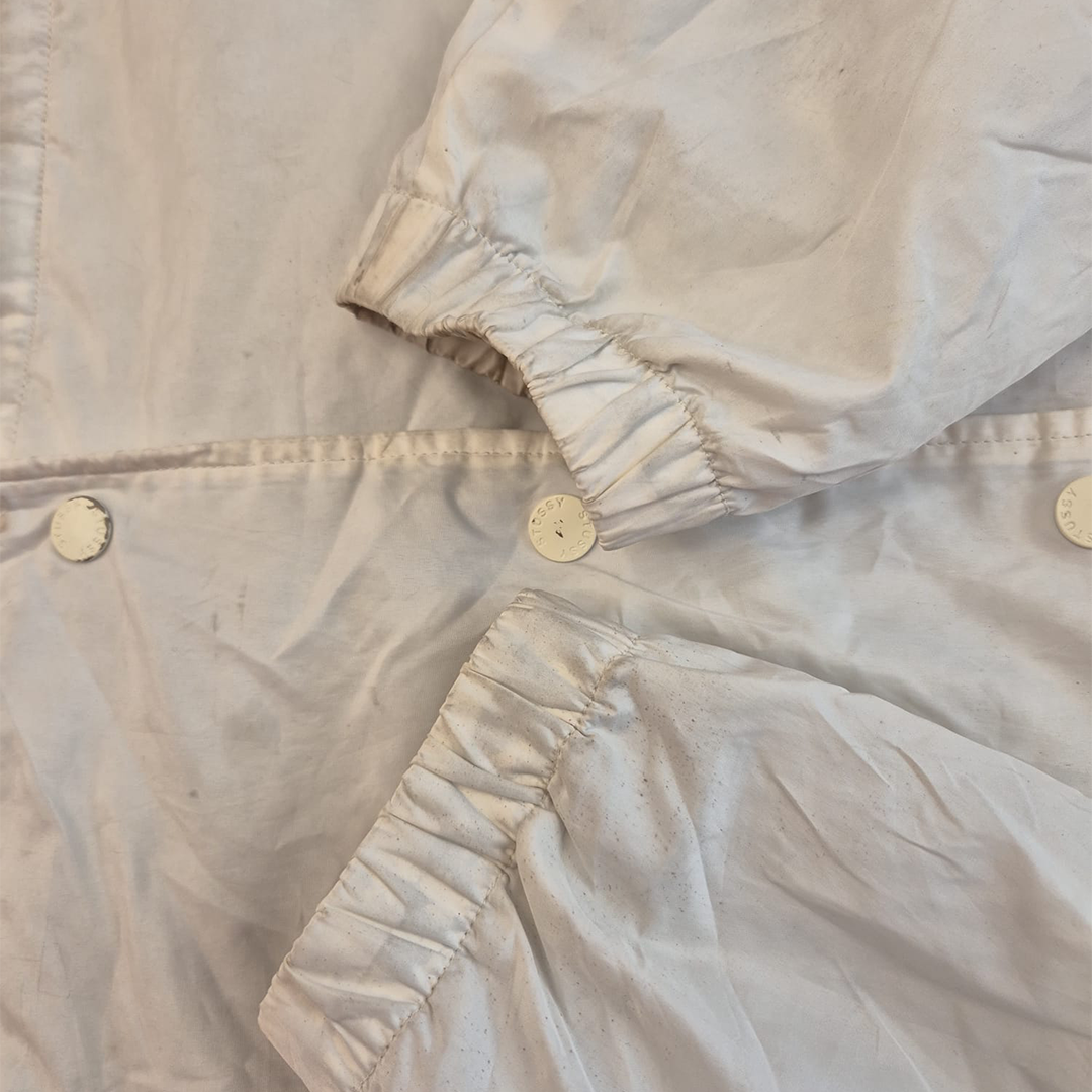 Stussy White Coach Jacket (M)