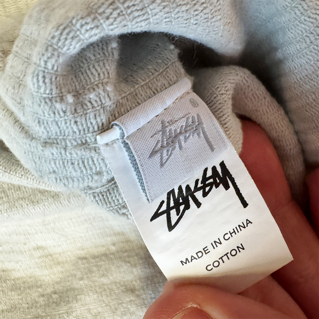 Stussy Corduroy Gray Henry Long Sleeve (M)