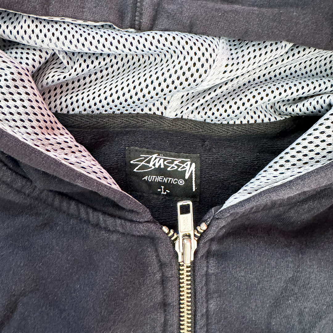 Stussy x Futura Black Zip Hoodie (L)