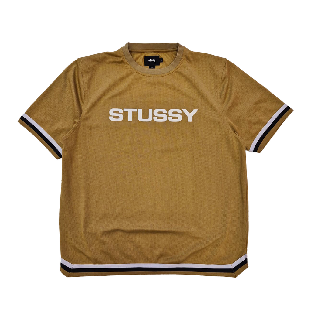 Stussy Gold Mesh Tee (M)