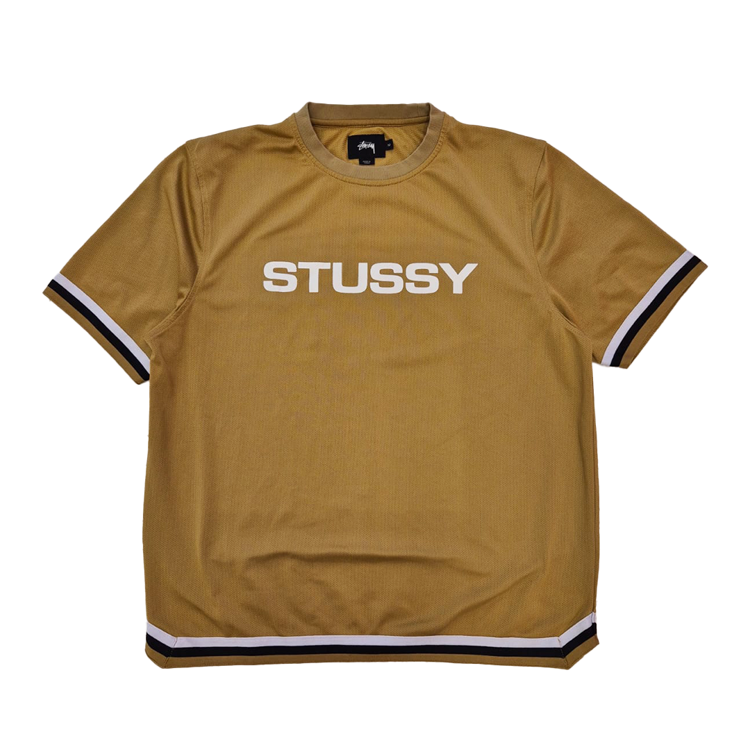 Stussy Gold Mesh Tee (M)