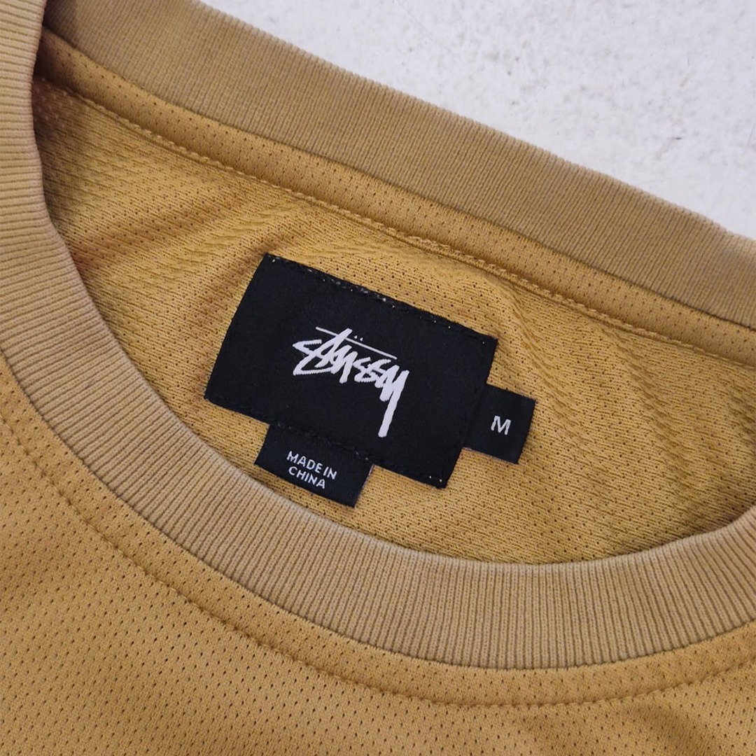 Stussy Gold Mesh Tee (M)