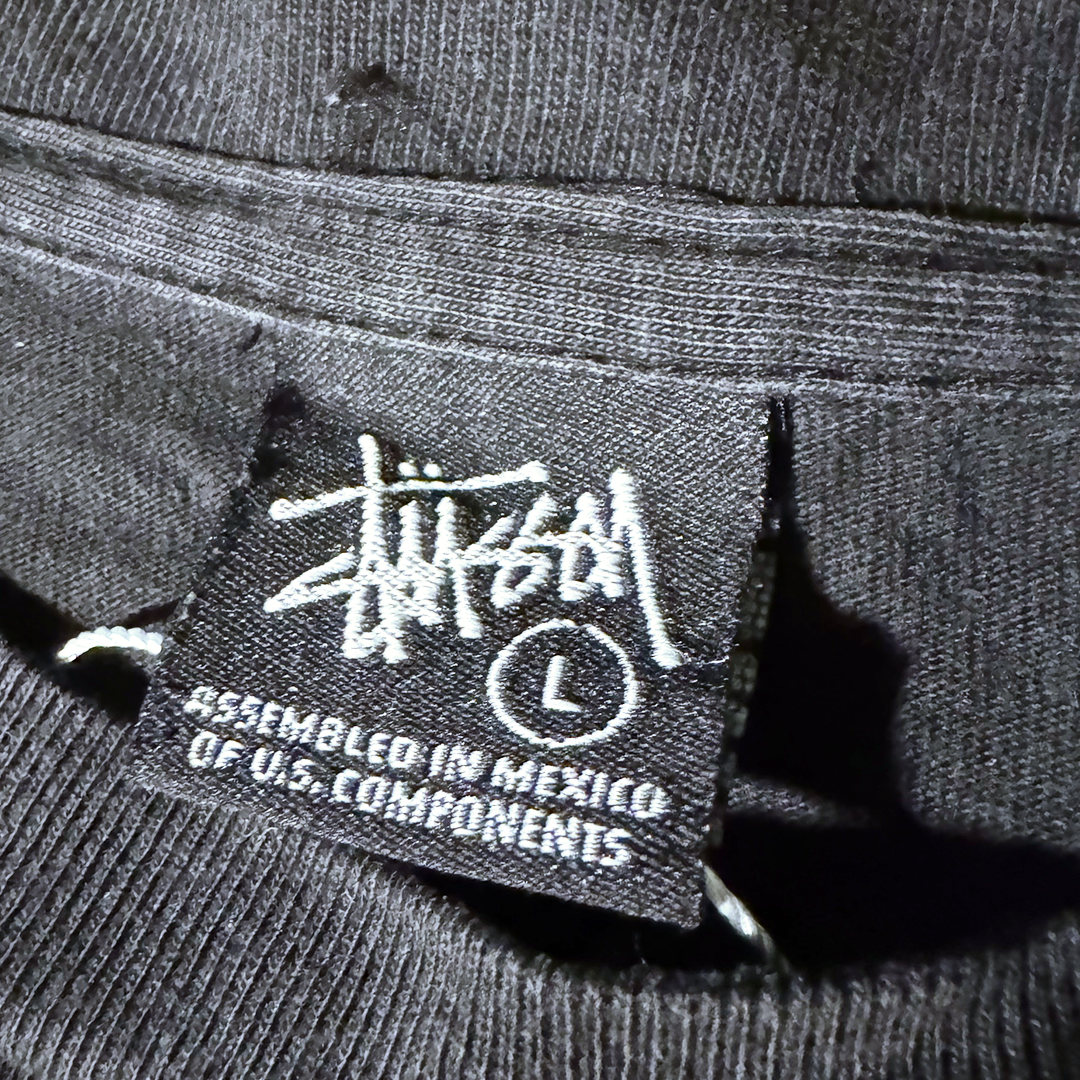 Stussy x Mark Gonzales World Tour Black Tee (L)