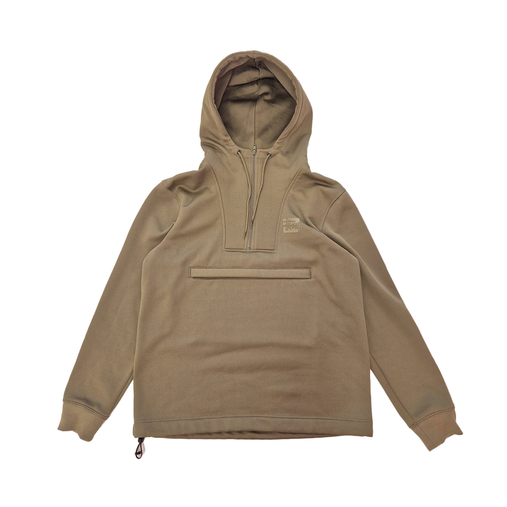 Stussy Half Zip Green Hoodie (M)