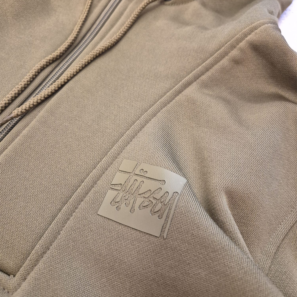 Stussy Half Zip Green Hoodie (M)
