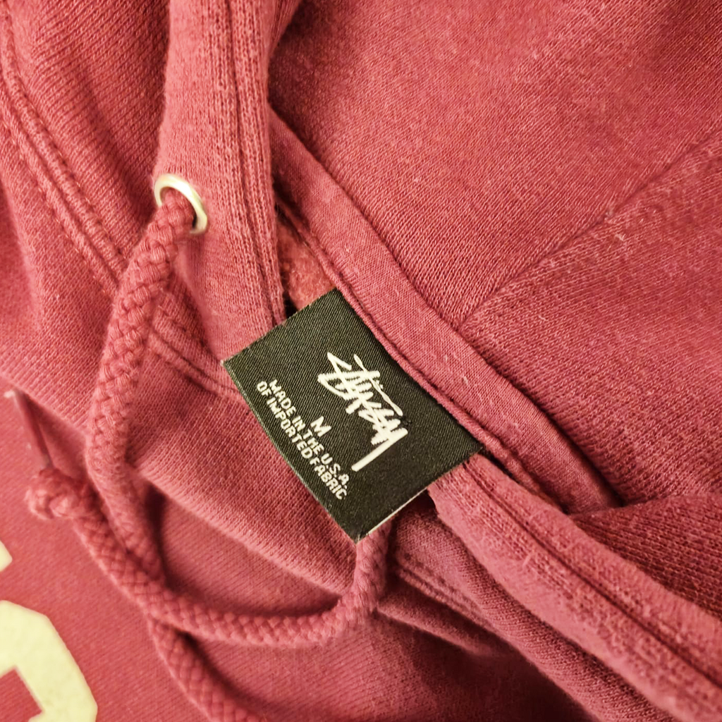 Stussy University Bordeaux Hoodie (M)