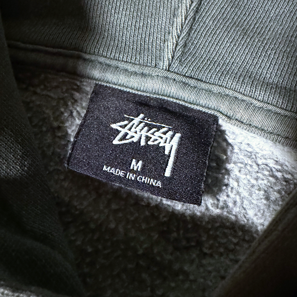Stussy World Tour Green Hoodie (M)