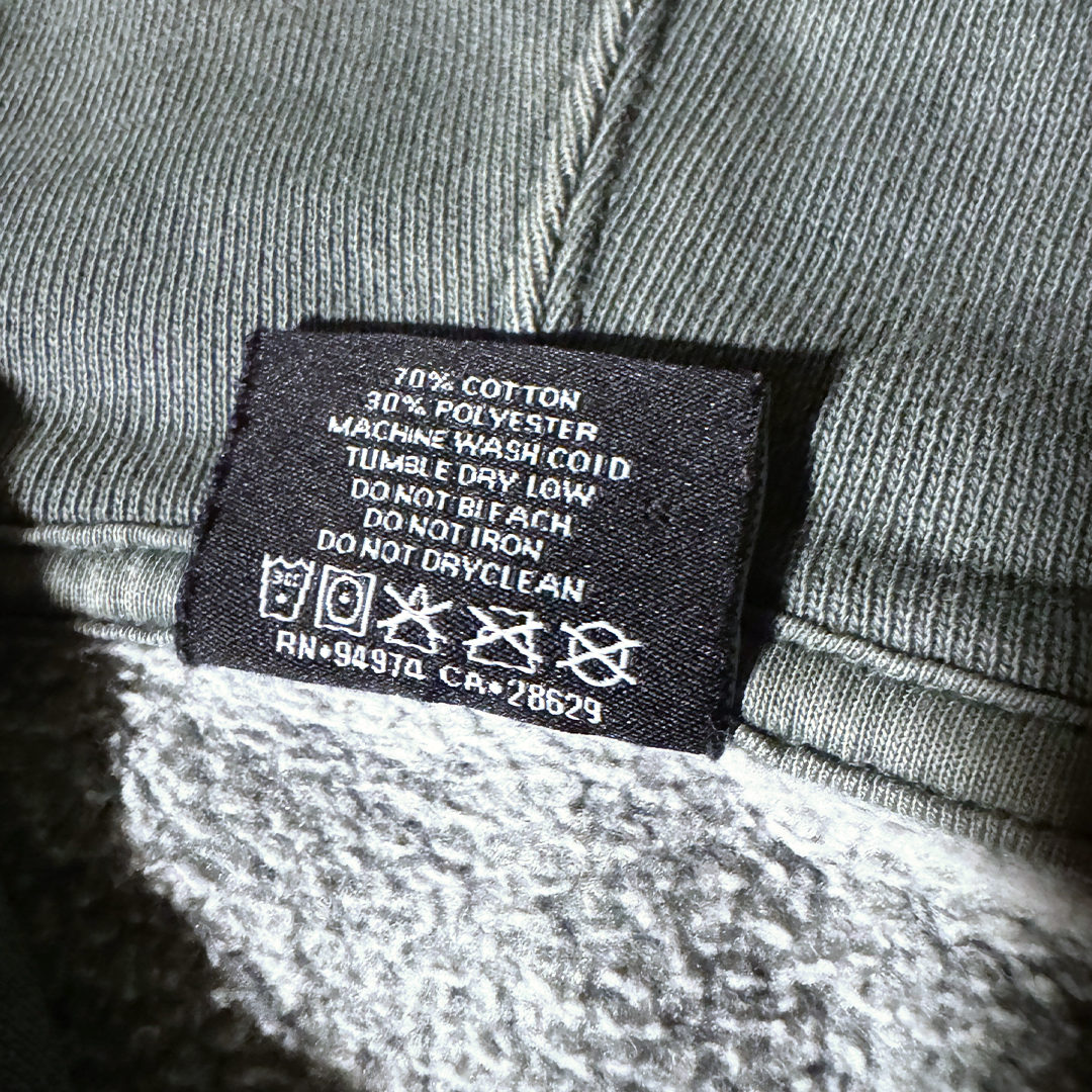 Stussy World Tour Green Hoodie (M)