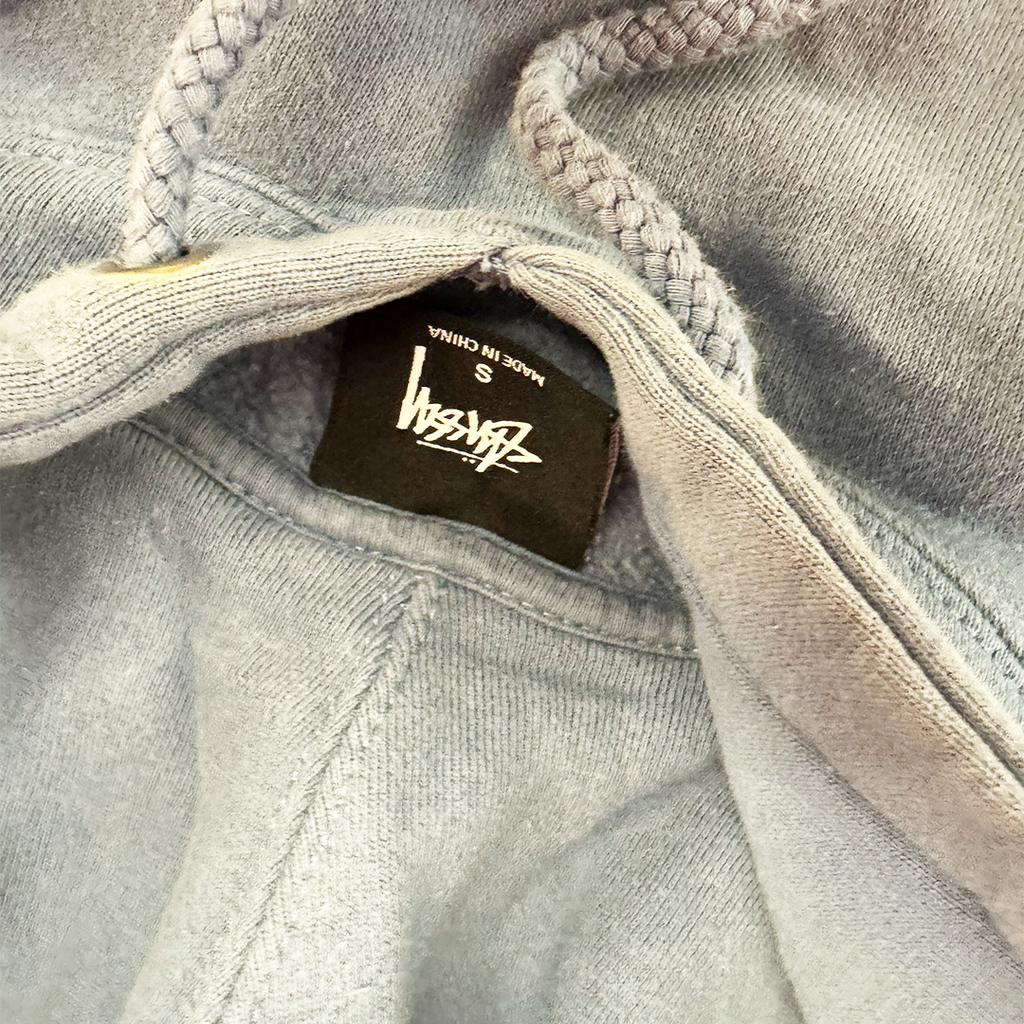 Stussy Logo Blue Hoodie (S)