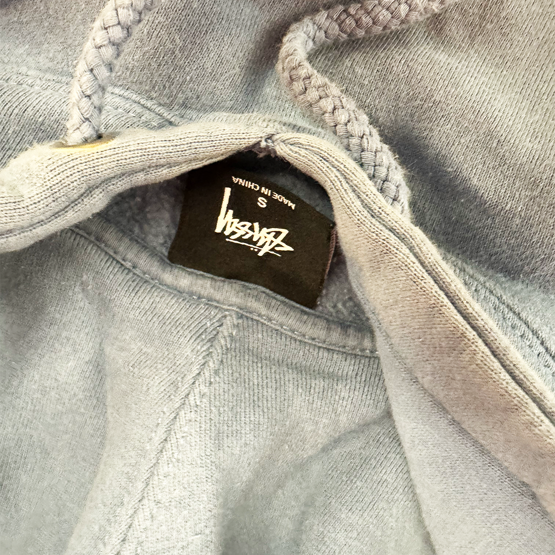 Stussy Logo Blue Hoodie (S)