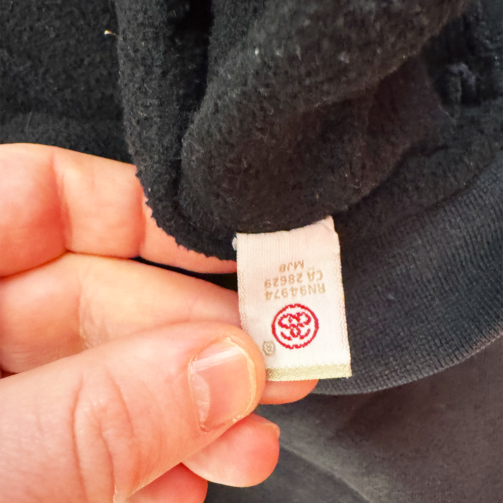 Stussy Vintage Black Zip Hoodie (M)