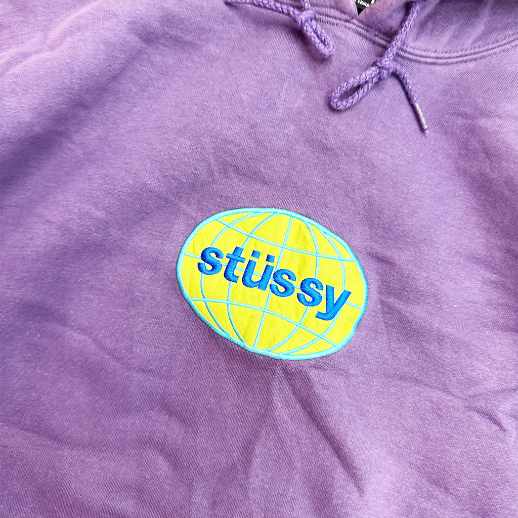 Stussy Planet Purple Hoodie (M)