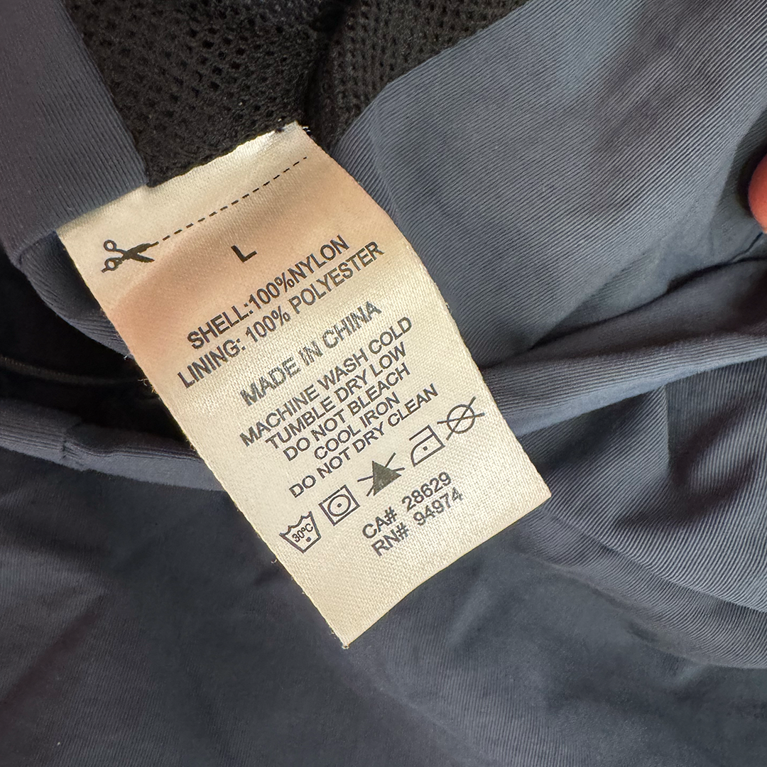 Stussy Dark Blue Rain Tactical Jacket (L)