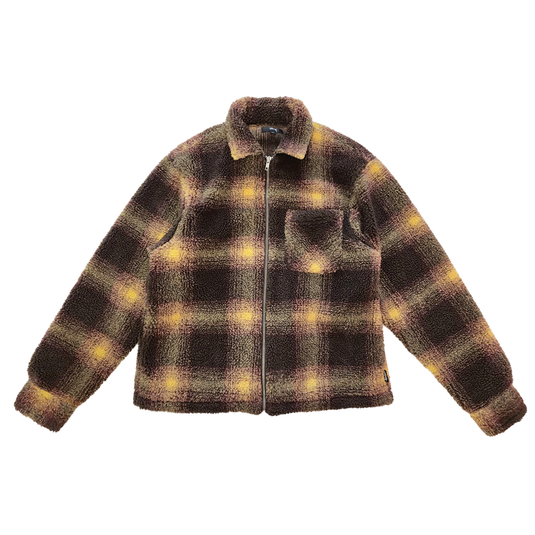 Stussy Check Sherpa Jacket (M)