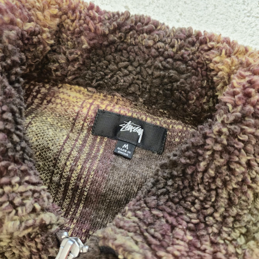 Stussy Check Sherpa Jacket (M)